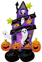 35" x 50" AirLoonz Halloween Haunted House Foil Multi-Balloon