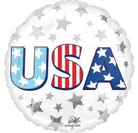 18" USA Bursts Foil Balloon - Unpkg