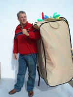 Twister Balloon Transporter Bin - 24" x 24" x 52"