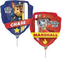 Paw Patrol Mini Shape Air-Fill Foil Balloon