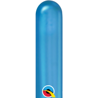 260Q Chrome Blue Latex Balloons - BULK 250ct