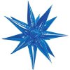 40" Large Starburst Blue Foil Balloon Kit