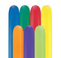 260Q Carnival Assortment Latex Balloons - 100ct