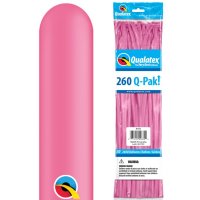 260Q-Pak Rose Latex Balloons - 50ct