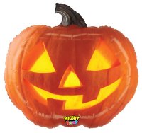 23" Mighty Jack-O-Lantern Foil Balloon - Pkg